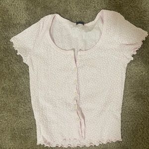 Brandy Melville Light Pink Zelly Top